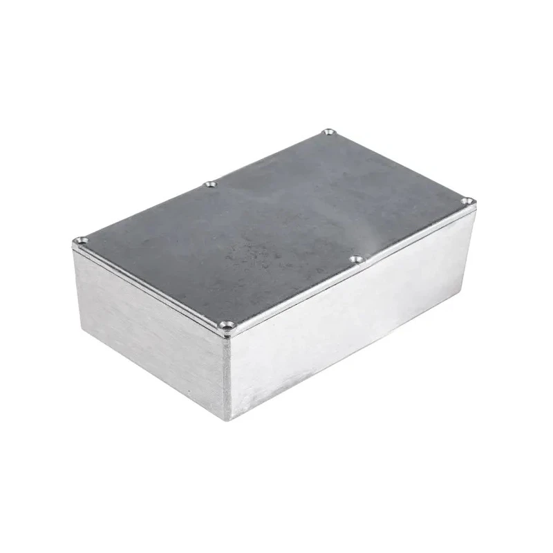 RS PRO Silver Die Cast Aluminium Enclosure, IP54 Rated, 56.2 mm x 187.4 mm x 119.2 mm IP54