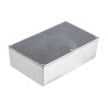 RS PRO Silver Die Cast Aluminium Enclosure, IP54 Rated, 56.2 mm x 187.4 mm x 119.2 mm IP54