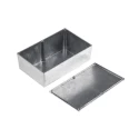 RS PRO Shielded Die Cast Aluminium Enclosure with Silver Lid IP54, 50.8 mm x 152.2 mm x 82.2 mm IP54