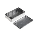 RS PRO Silver Black Lid Aluminium Alloy Enclosure IP65 30.2 mm x 115 mm x 65 mm IP65