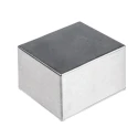 RS PRO Silver Silver Lid Die Cast Aluminium Enclosure IP54 95.2mm x 120.5mm x 120.5mm IP54