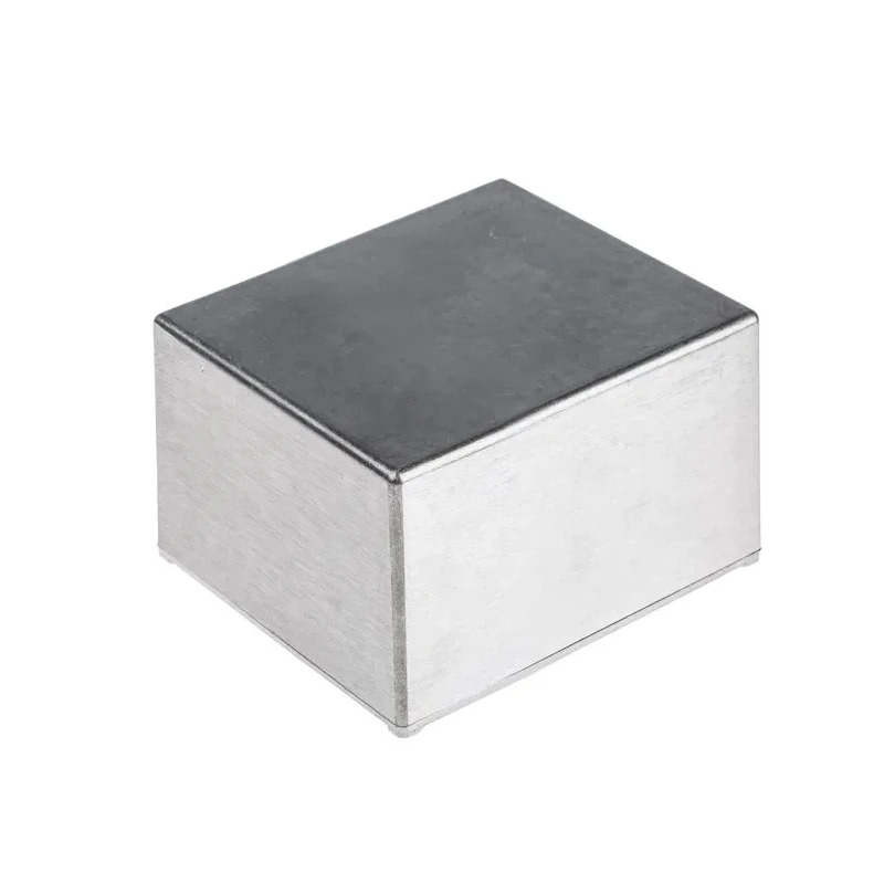 RS PRO Silver Silver Lid Die Cast Aluminium Enclosure IP54 95.2mm x 120.5mm x 120.5mm IP54