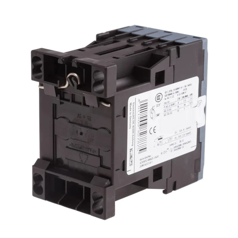 Siemens 3RT2 Contactor, 110V AC Coil, 3-Pole, 16 A, 7.5 kW Power Rating, 3 NO, 400V AC 3RT2018-2AF02
