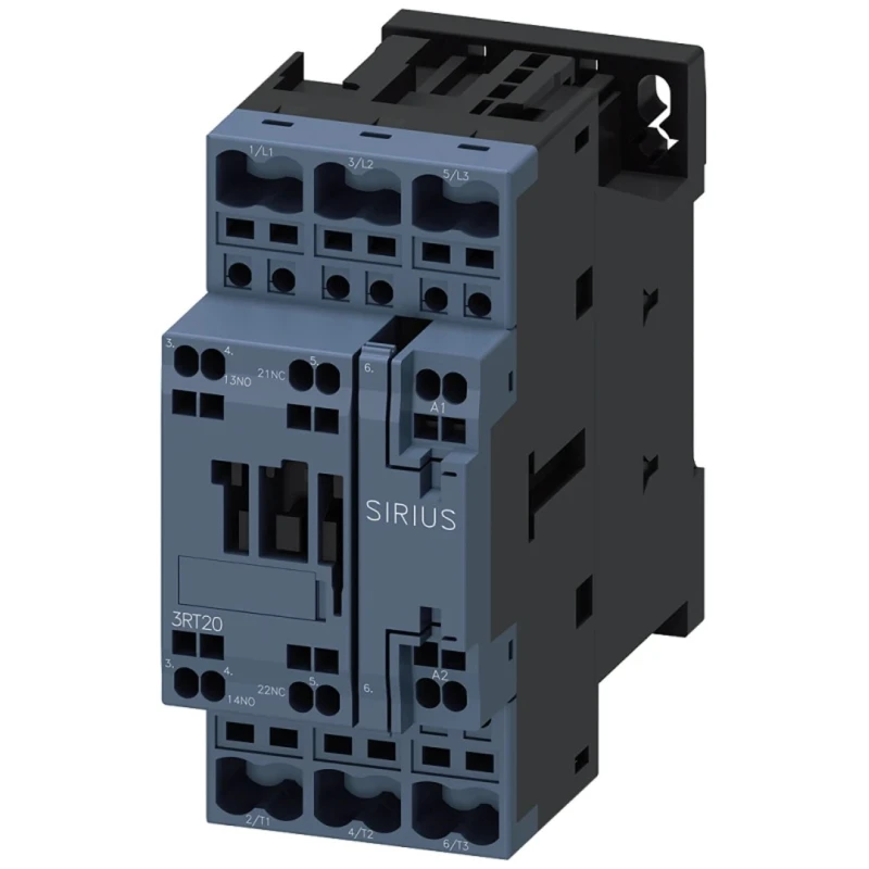 Siemens 3RT2 Contactor, 230V AC Coil, 3-Pole, 12 A, 5.5 kW 400V AC, 3 NO, Spring Loaded Terminal 3RT2024-2AP00