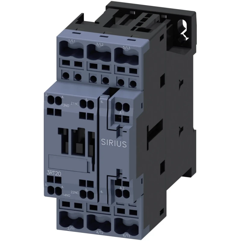 Siemens 3RT2 Contactor, 24V AC Coil, 3-Pole, 16 A, 7.5 kW, 3 NO Contact Configuration, 400V AC 3RT2025-2AB00