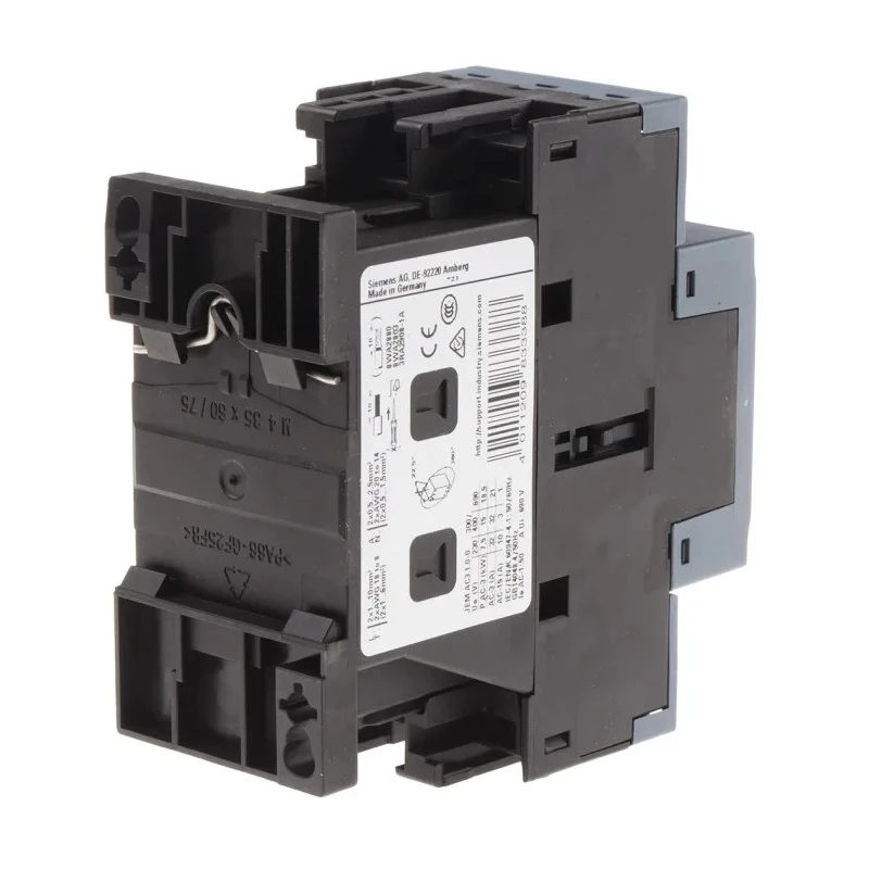 Siemens 3RT2 Motor Control Contactor, 3-Pole, 32 A, 15 kW, 24V AC Coil, 3 NO Contacts, 400V AC 3RT2027-2AB00