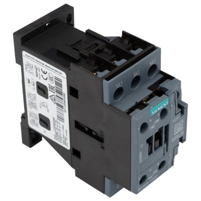 Siemens 3RT2 Contactor, 24V AC Coil, 3-Pole, 38 A Contact Current, 18.5 kW Power Rating 3RT2028-1AB00