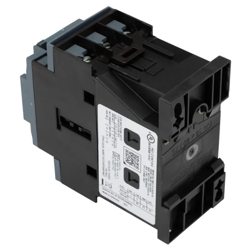 Siemens 3RT2 Contactor, 24V AC Coil, 3-Pole, 38 A Contact Current, 18.5 kW Power Rating 3RT2028-1AB00