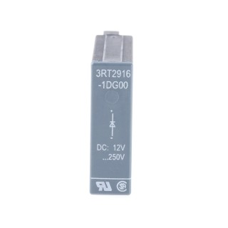 Siemens Surge Suppressor Clip-On Mounting 12-250V Control Voltage SIRIUS Contactors 3RT2916-1DG00
