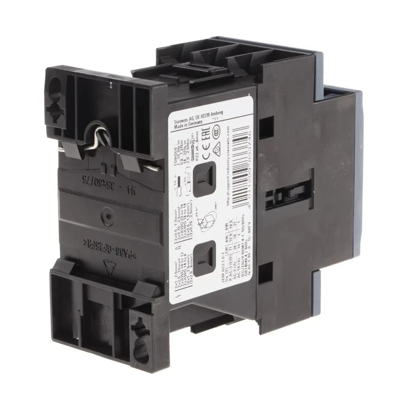 Siemens 3RT2028-1AF00 3-Pole Contactor, 110V AC Coil, 38A, 18.5 kW Power Rating, 3 NO, 400V AC