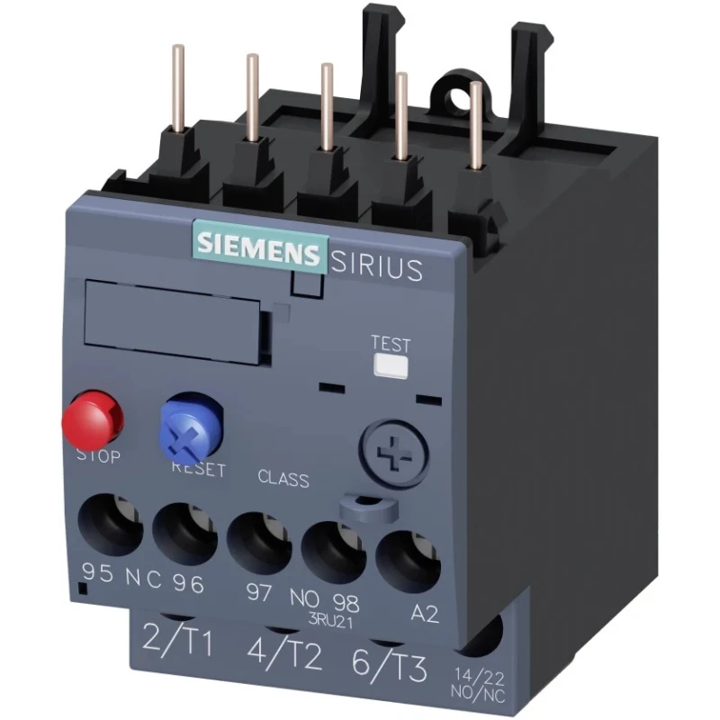 Siemens SIRIUS 3RU2 Thermal Overload Relay 1 NO/1 NC, 0.18–0.25 A FLC, 250 mA Contact Rating, 60 W, 3-Pole 3RU2116-0CB0