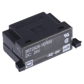 Siemens Surge Suppressor for SIRIUS Contactor 24V DC Control Supply 3RT2926-1ER00