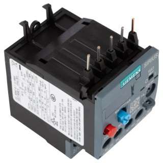 Siemens Thermal Overload Relay SIRIUS 3RU2, 1 NO/1 NC, 2.2A-3.2A Adjustable, 3.2A Contact Rating, 1.1 kW, 690V 3RU2116-1DB0