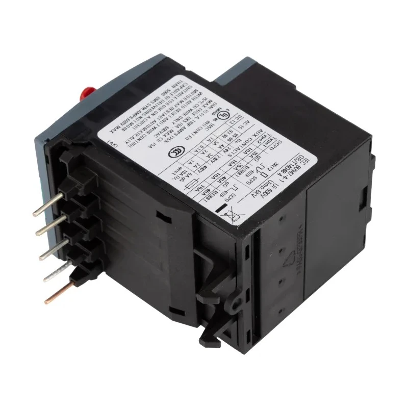 Siemens Thermal Overload Relay SIRIUS 3RU2, 1 NO/1 NC, 2.2A-3.2A Adjustable, 3.2A Contact Rating, 1.1 kW, 690V 3RU2116-1DB0