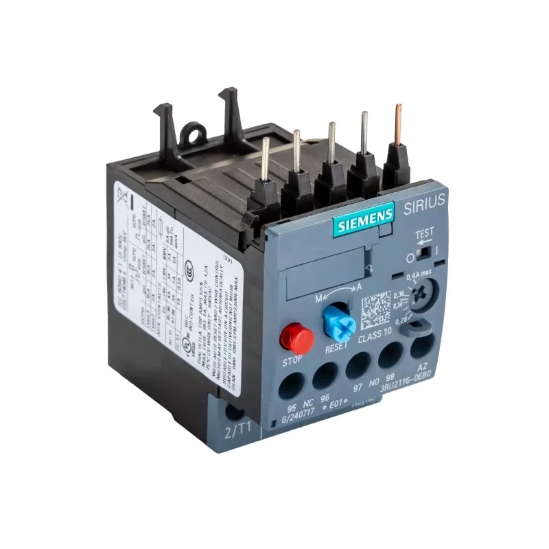 Siemens SIRIUS 3RU2 Thermal Overload Relay 1 NO/1 NC 0.28A-0.4A FLC 400mA Contact Rating 90W 3RU2116-0EB0