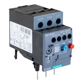 Siemens SIRIUS 3RU2 Thermal Overload Relay 1 NO/1 NC, Adjustable Current 4.5-6.3A, 6.3A Contact Rating, 4 kW 3RU2126-1GB0