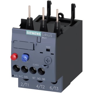 Siemens SIRIUS 3RU2 Thermal Overload Relay 1 NO/1 NC, Adjustable Current 5.5 to 8 A, 8 A Contact Rating, 5.5 kW 3RU2126-1HB0
