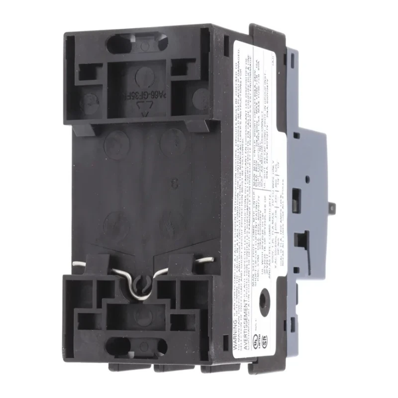 Siemens Motor Protection Circuit Breaker 900 mA, 1.25A, 690V, Magnetic Sensing, 3 Poles, IP20, -20°C to 60°C 3RV2011-0KA10