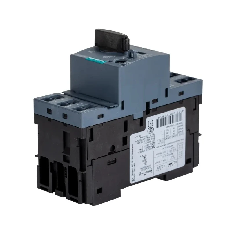 Siemens Motor Protection Circuit Breaker , 0.9-1.25 A Current Rating, Magnetic Sensing, 690 V, IP20, 3 Poles 3RV2011-0KA20
