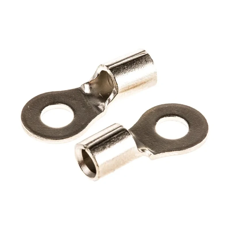 TE Connectivity STRATO-THERM Uninsulated Ring Terminal M4 Stud Size 12 AWG 10 AWG Wire Size 323061