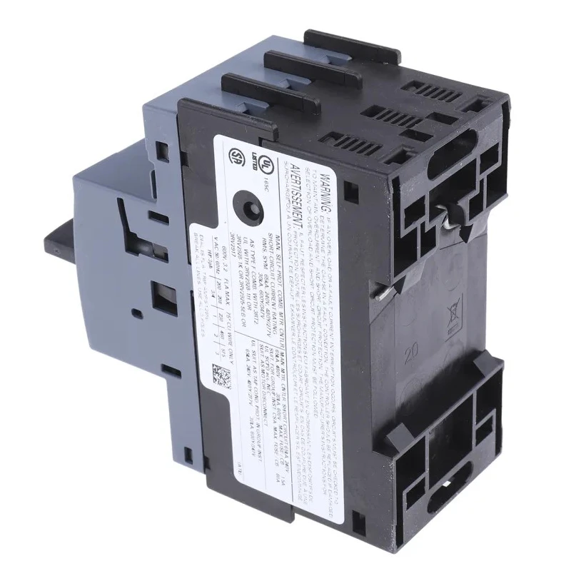 Siemens 3RV2 Series 3 Pole Motor Protection Circuit Breaker, 2.2 & 3.2 A Current Rating, 690V, IP20, -20°C to 3RV2011-1DA10