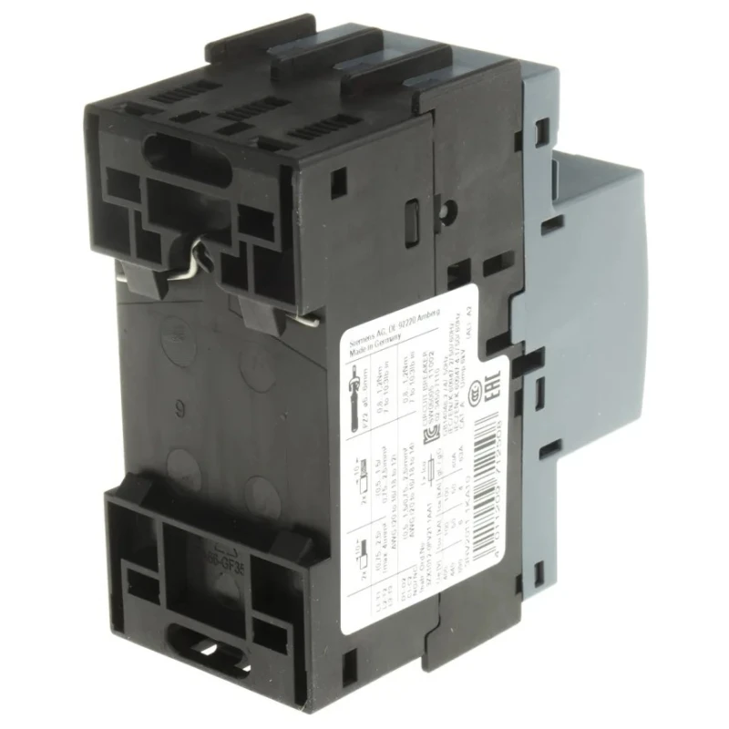 Siemens Motor Protection Circuit Breaker 12A 9A 690V Magnetic Sensing 3RV2011-1KA10