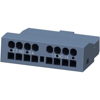 Siemens Auxiliary Contact, 2 Contacts, 2 NO, SIRIUS Series, 2.5 A Contact Current, 60 V dc / 230 V ac, 3RV2901-2F