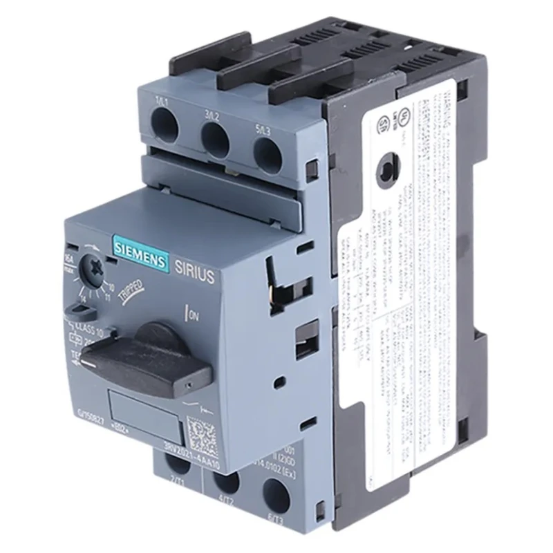 Siemens Motor Protection Circuit Breaker 10A, 16A Current Rating, 3 Poles, Magnetic Sensing, 3RV2021-4AA10