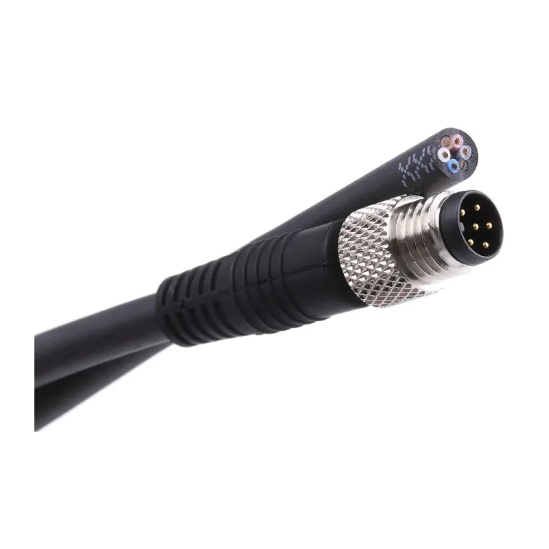 binder Male 6 Way Straight to Unterminated Sensor Actuator Cable 2m 30V IP67 79-3465-52-06