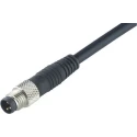 binder Sensor Actuator Cable Male 4 Way Straight to 34 Way Unterminated, 5 m, Series 718, 30V, Grey Jacket 79-3381-42-04