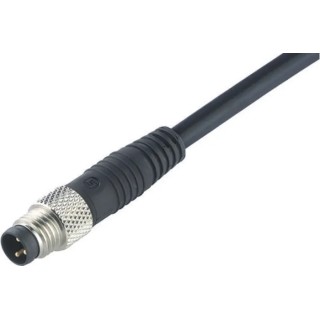 binder Sensor Actuator Cable Male 4 Way Straight to 34 Way Unterminated, 5 m, Series 718, 30V, Grey Jacket 79-3381-42-04