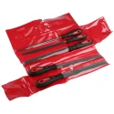 RS PRO 200 mm Bastard Engineers File Set 5 Pieces with Ergonomic Soft-Grip Handles Model 161-1464