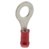TE Connectivity PIDG Insulated Ring Terminal M6 Stud Size 22 AWG to 16 AWG Wire Size Red 130046