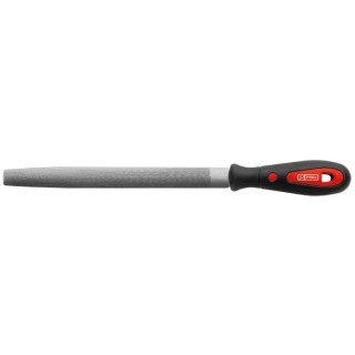 RS PRO Half Round Engineers File 300mm Length, 29.5mm Width, 8.5mm Thickness, Second Cut Teeth, Handle Included 161-1479
