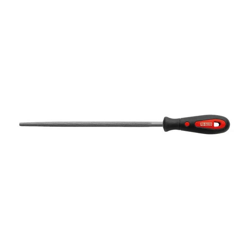 RS PRO Engineers Round File 200mm Length, 7.5mm Width, Second Cut, Round Handle Included 161-1481