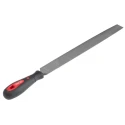 RS PRO Half Round Engineers File 300mm Length, 29.5mm Width, 8.5mm Thickness, Second Cut Teeth, Handle Included 161-1479