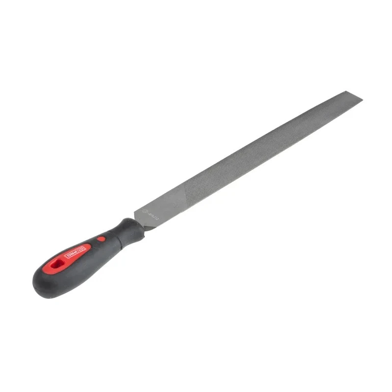 RS PRO Half Round Engineers File 300mm Length, 29.5mm Width, 8.5mm Thickness, Second Cut Teeth, Handle Included 161-1479