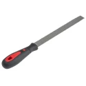 RS PRO Engineers Half Round File with Handle 200 mm 20 mm Width High Carbon Steel 161-1496
