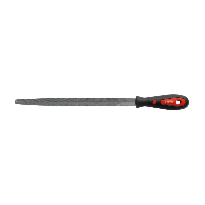 RS PRO 250 mm Second Cut Engineers Three Square File with Handle 161-1491