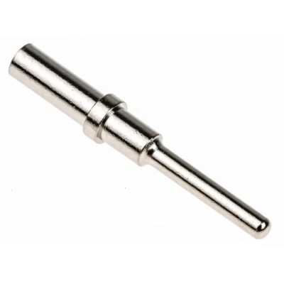 Amphenol Industrial Automotive Connector Terminal Male Crimp 13A Copper Alloy Nickel Plated Contact Length AT60-202-16141