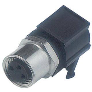 binder Circular Connector 4 Contacts Panel Mount M8 Connector Plug Female IP65 IP67 718 Series 99-3390-282-04