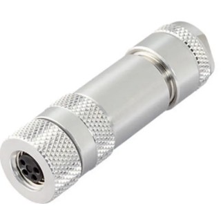 binder Circular Connector, 4 Contacts, Cable Mount, M8 Connector Size, Plug Female, IP67 Rated Metal Housing 99-3362-100-04