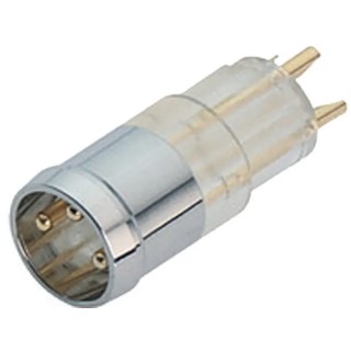 binder Circular Connector 4 Contacts Cable Mount M8 Socket Male IP65 IP67 Metal Housing 30V 4A 718 Series 09-3389-00-04