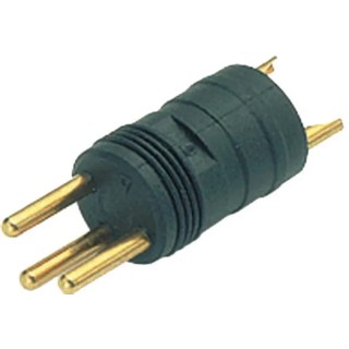 binder Industrial Circular Connector, 3 Contacts, Cable Mount, M8 Connector, Plug, Male, IP65, IP67, Gold 09-3411-70-03