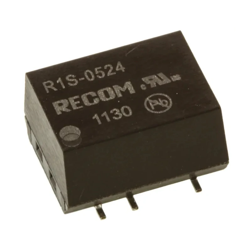Recom DC/DC Converter 24V DC 42 mA 5V DC Input 4.5V Input 1 W Surface Mount 8-Pin R1S-0524