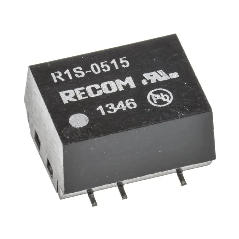 Recom 1W Surface Mount DC/DC Converter 15V DC Output 66mA 4.5–5.5V Input R1S-0515