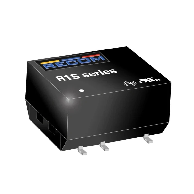 Recom DC/DC Converter 5V DC Output 200 mA 24V DC Input 1 W Surface Mount 100°C Max Temp R1S-2405