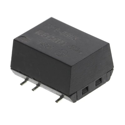 Recom DC/DC Converter 5V DC Output 200 mA, 5.5V to 4.5V DC Input, 1W Surface Mount R1S-0505