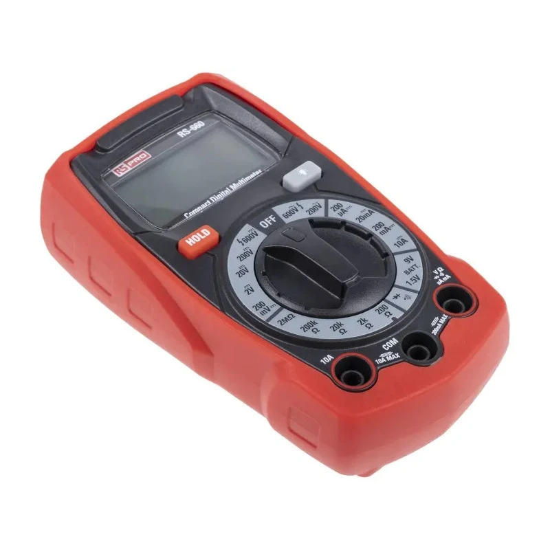 RS PRO Handheld Digital Multimeter 10 A AC, 10 A DC, 600 V AC RS-660