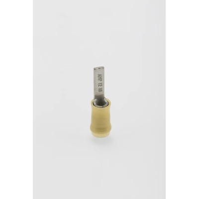 TE Connectivity PIDG Insulated Crimp Blade Terminal 12.3 mm Blade Length, 12 AWG to 10 AWG, Yellow 131332